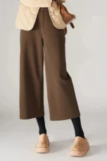 Aubertine | 55% Wool Elastic Waist Pants