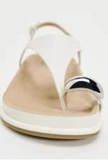 Eudora | Metal Trim Ankle Strap Flats