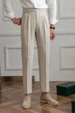 Agnes | High Rise Straight Leg Trousers