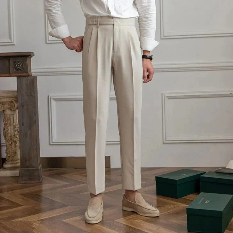 Agnes | High Rise Straight Leg Trousers