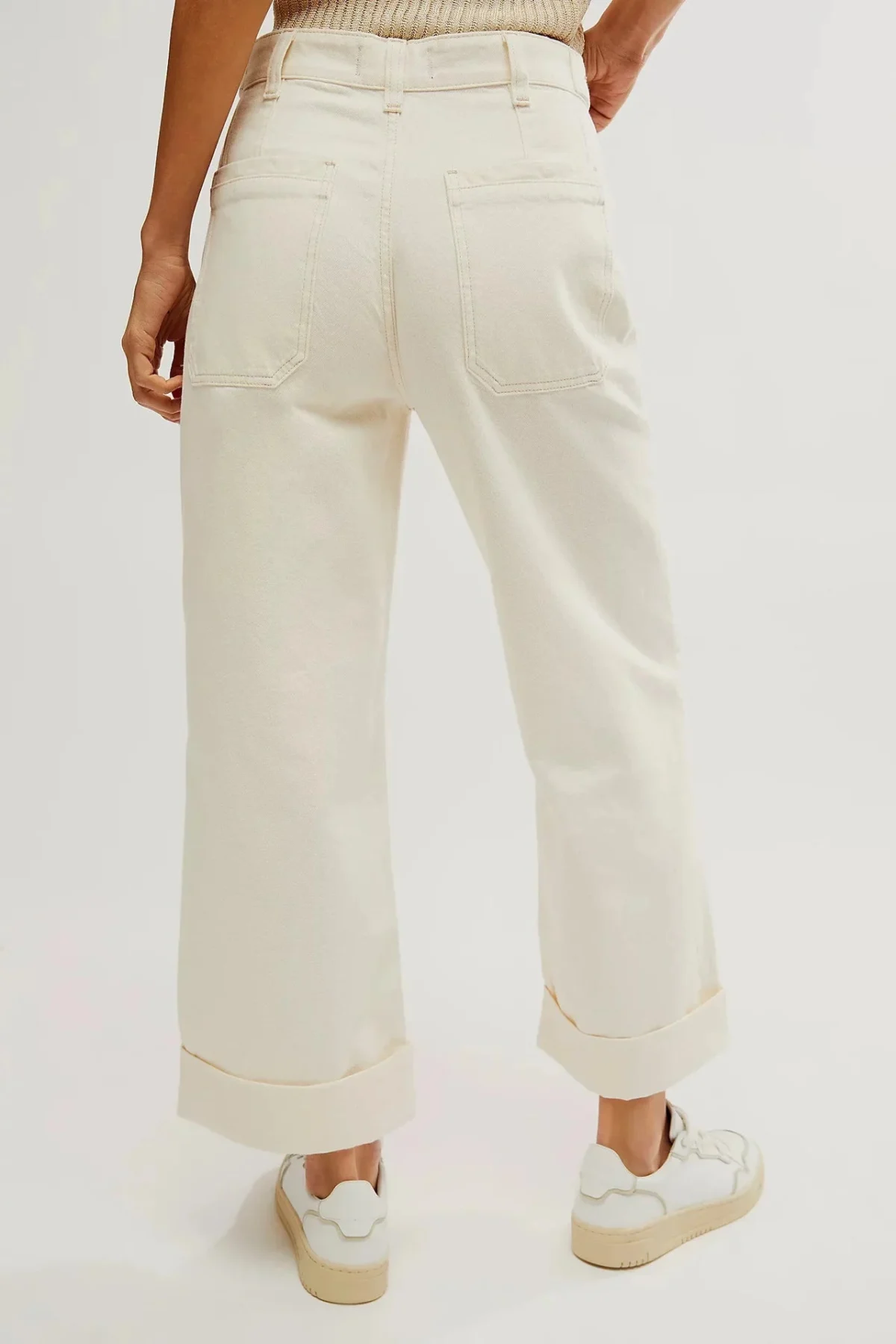 Modestine | Rigid Cotton Wide Leg Jeans
