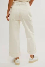 Modestine | Rigid Cotton Wide Leg Jeans