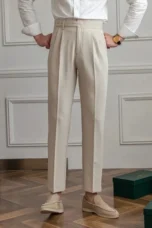 Agnes | High Rise Straight Leg Trousers