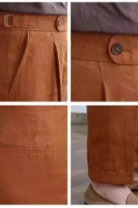 Mildred | 100% Linen High Waist Trousers