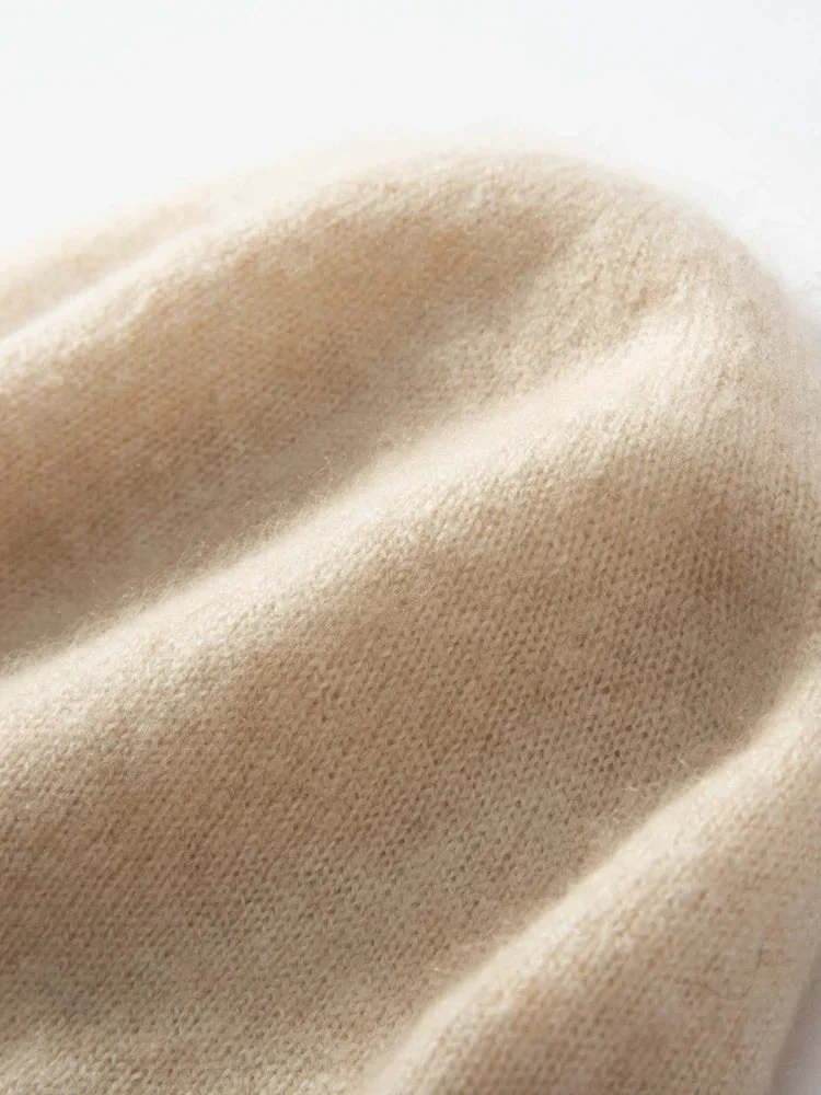 Double Layer Cashmere Beanie