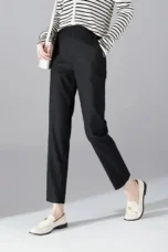 Josee | Tapered Ankle High Waist Trousers