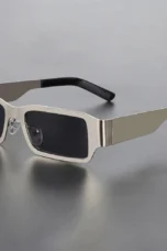 Metal Frame Flare Lens Sunglasses
