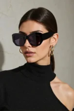 Gradient Lens Oversized Sunglasses