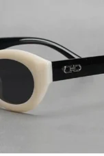 Thick Rim Round Sunglasses