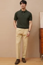Barnabé | Fine Knit Button Down Polo
