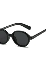 Round Acetate Sunglasses, Gradient Tint