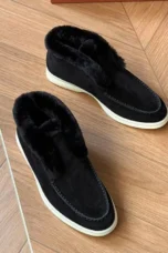 Lila | Shearling-Lined Loafer Boots