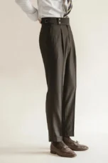 Carole | High Waist Pleated Trousers