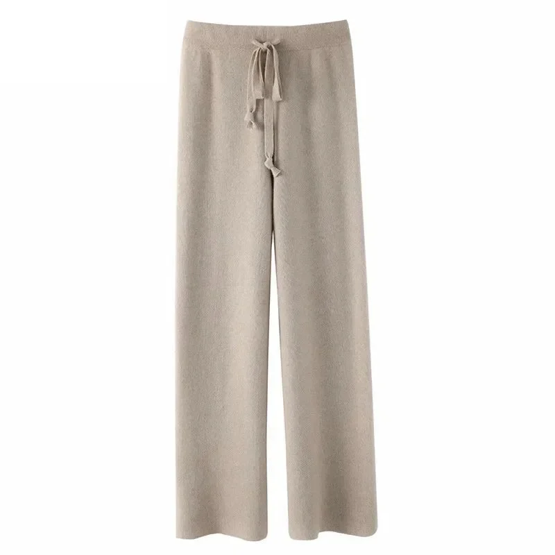 Guillemette | Cashmere Blend Knit Pants
