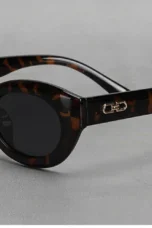 Thick Rim Round Sunglasses