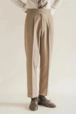 Carole | High Waist Pleated Trousers