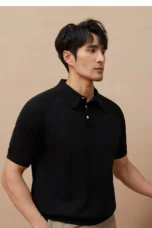 Barnabé | Fine Knit Button Down Polo