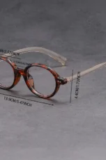 Deep Tint Round Acetate Sunglasses
