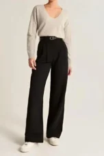 Liliane | High Waist Wide Leg Trousers