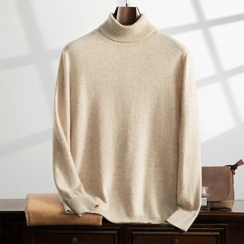 Jean-Guy | 100% Cashmere Low Turtleneck
