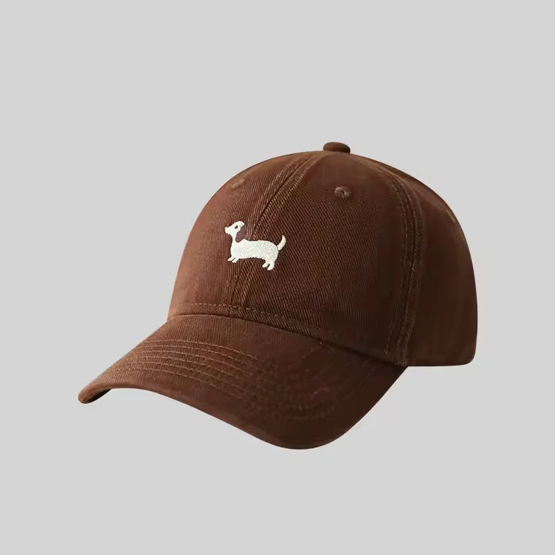 Embroidered Dachshund Baseball Cap