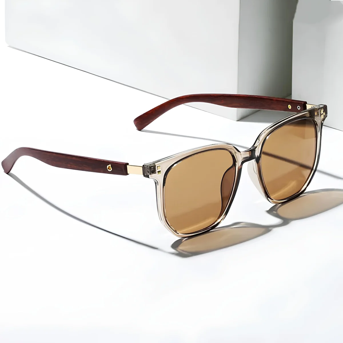 Wooden Arm Photochromic Sunglasses