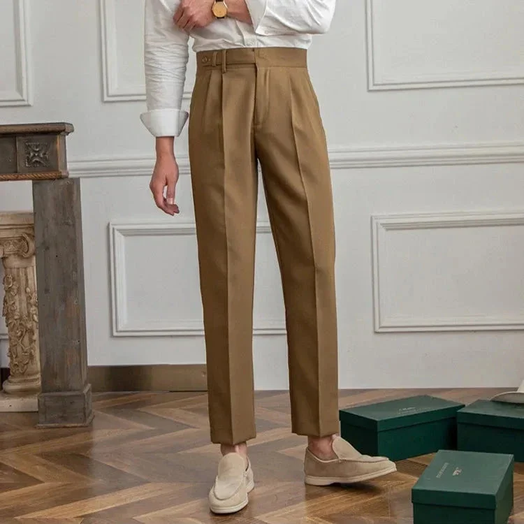 Agnes | High Rise Straight Leg Trousers