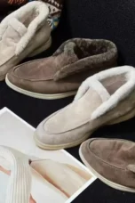 Lila | Shearling-Lined Loafer Boots