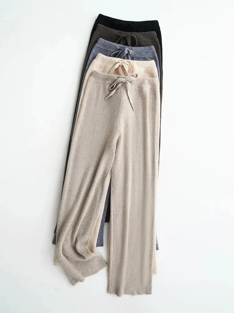 Laurencia | 30% Merino Knit Wide Leg Pants