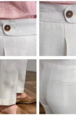 Mildred | 100% Linen High Waist Trousers