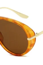 Double Bridge Metal Aviator Sunglasses