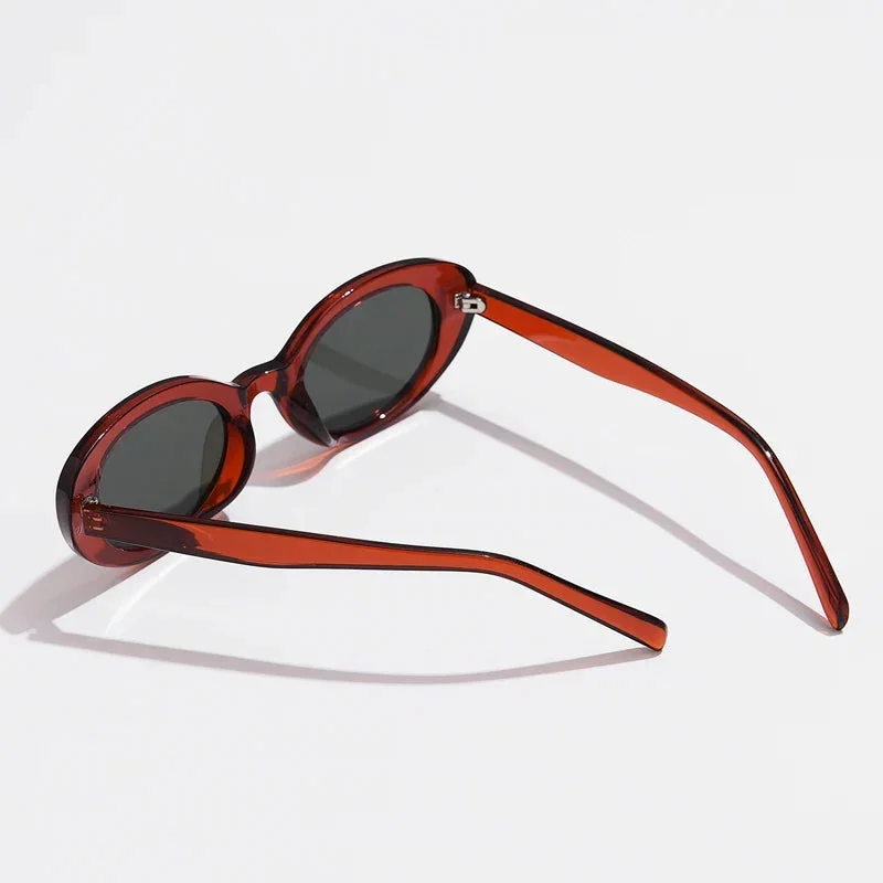 Tortoiseshell Oval Sunglasses