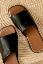 Frieda | Narrow Strap Flat Sandals