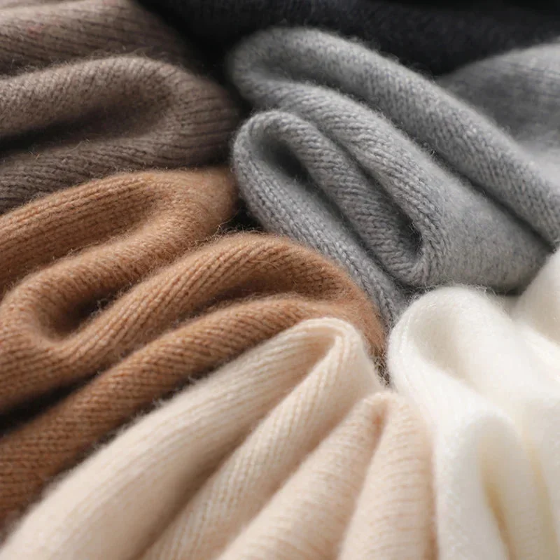 100% Cashmere Knit Beanie