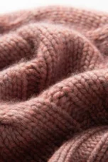 100% Cashmere Cable Knit Beanie