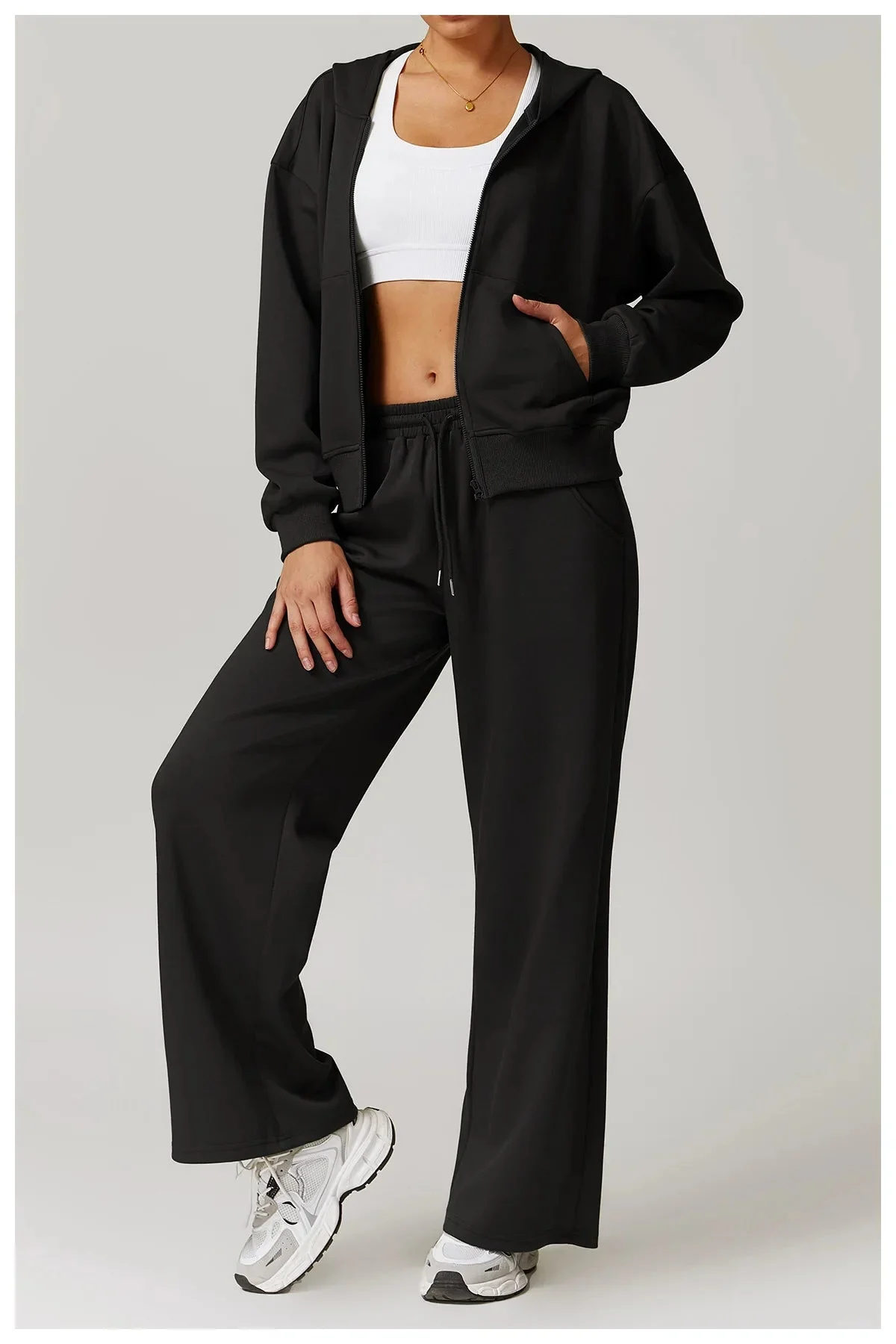 Sophie | Quick Dry High Rise Straight Pants