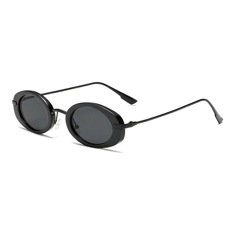 Oval Polarized Sunglasses, Gradient Tint
