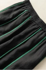 Muguette | Striped Linen Blend Wide Leg Pants