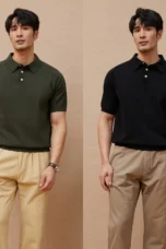Barnabé | Fine Knit Button Down Polo