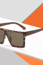Bamboo Arm Polarized Sunglasses