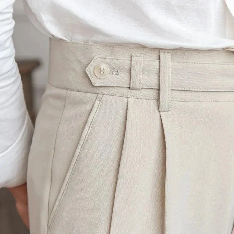 Agnes | High Rise Straight Leg Trousers