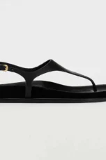 Eudora | Metal Trim Ankle Strap Flats
