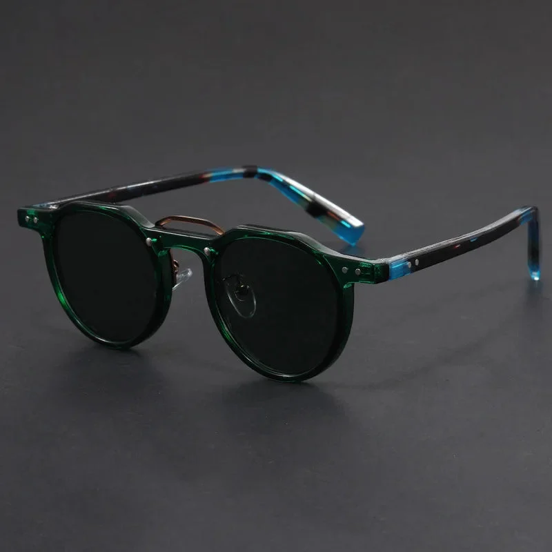 Round Frame Polarized Sunglasses