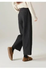 Helene | Quilted Insulated Wide Leg Pants