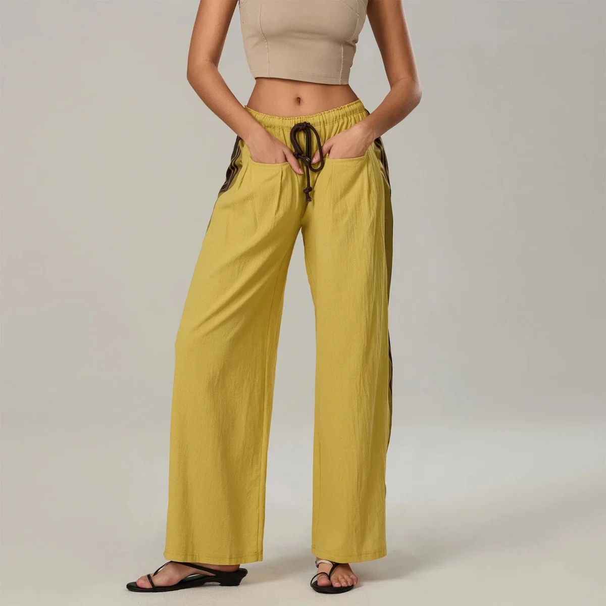 Josephte | Brushed Cotton Tapered Joggers