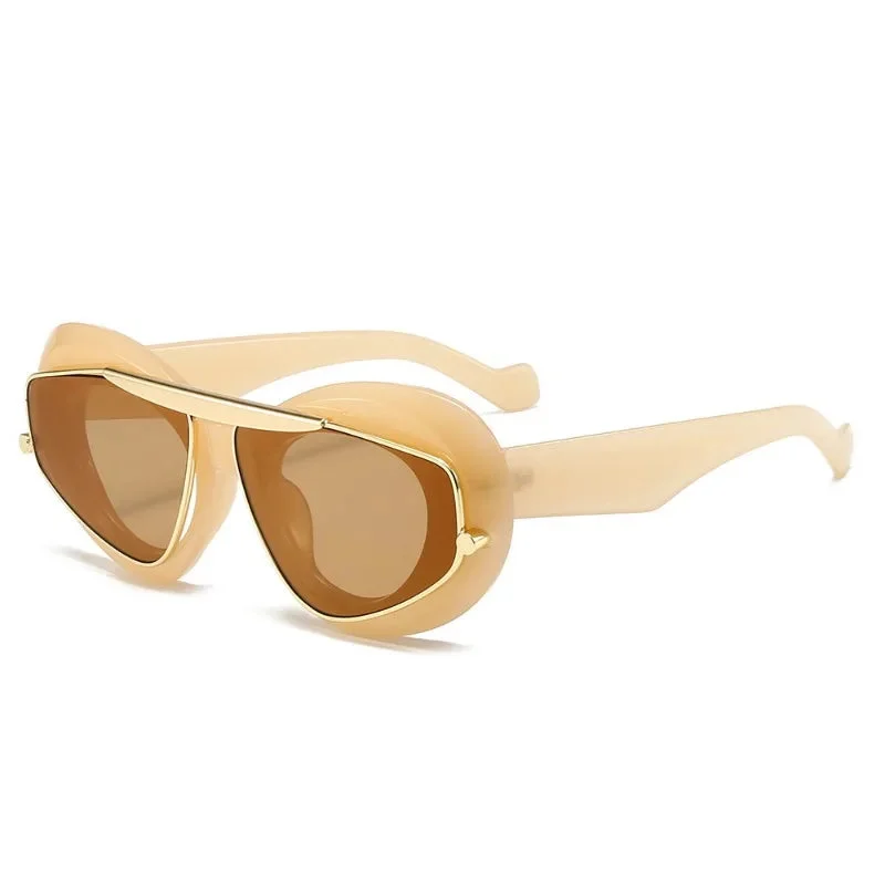Tinted Lens Slim Frame Sunglasses