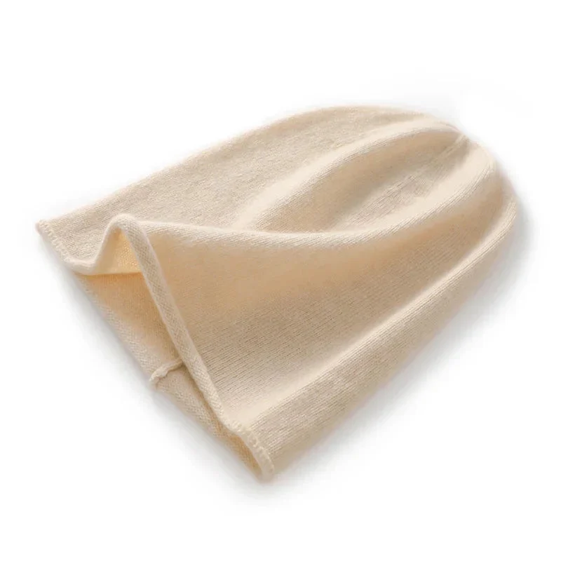 100% Cashmere Knit Beanie