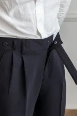 Agnes | High Rise Straight Leg Trousers