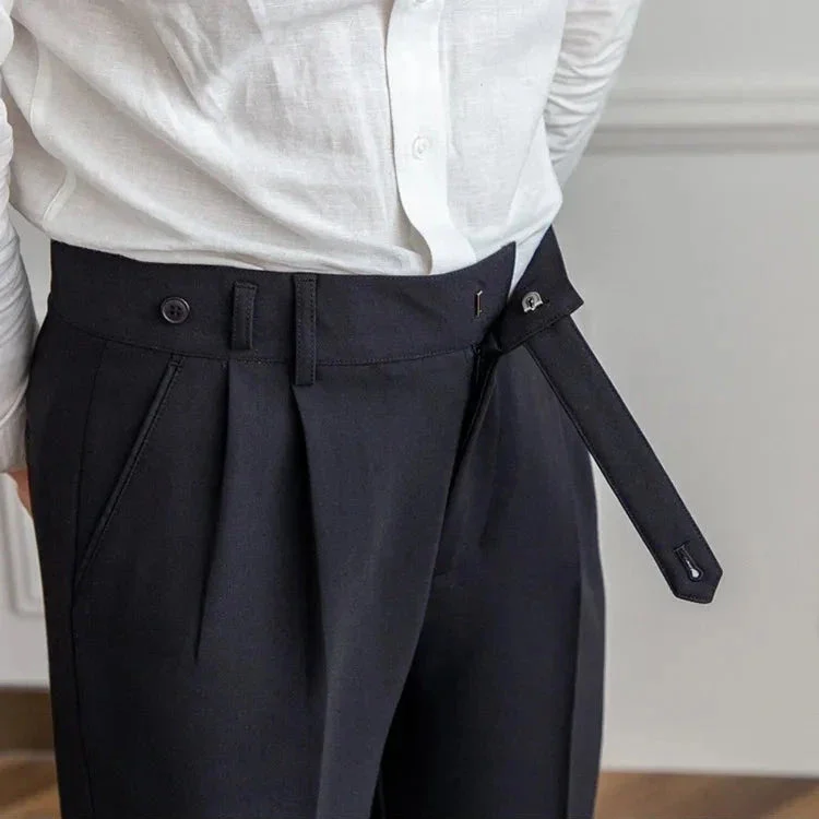 Agnes | High Rise Straight Leg Trousers