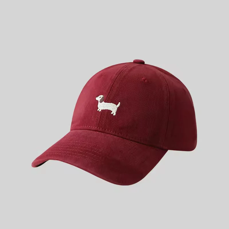 Embroidered Dachshund Baseball Cap
